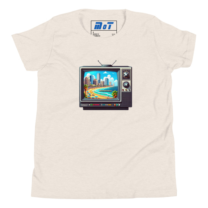 Youth Short Sleeve T-Shirt | 16Bit Tel Aviv Beach