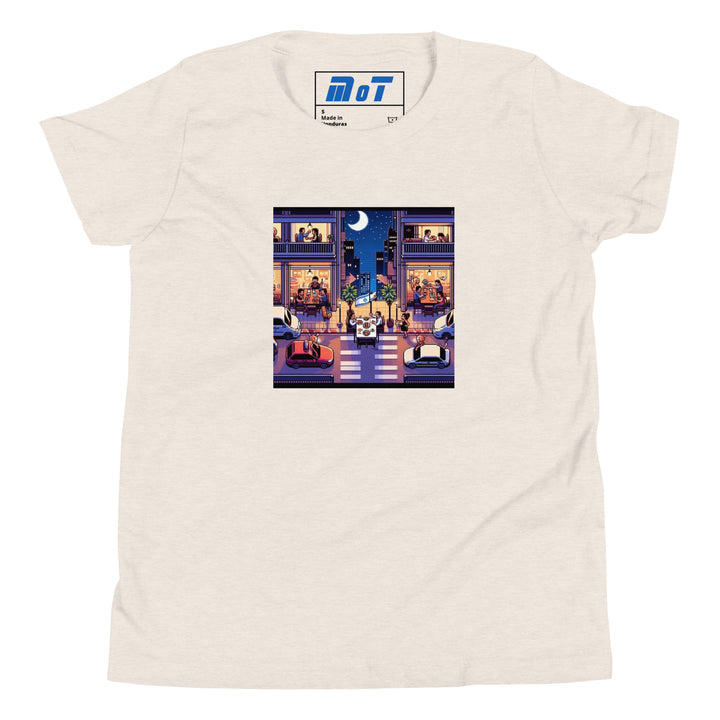 Youth Short Sleeve T-Shirt | TLV Nightlife 16 Bit