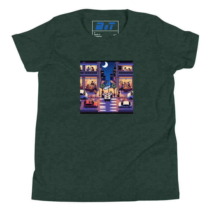 Youth Short Sleeve T-Shirt | TLV Nightlife 16 Bit