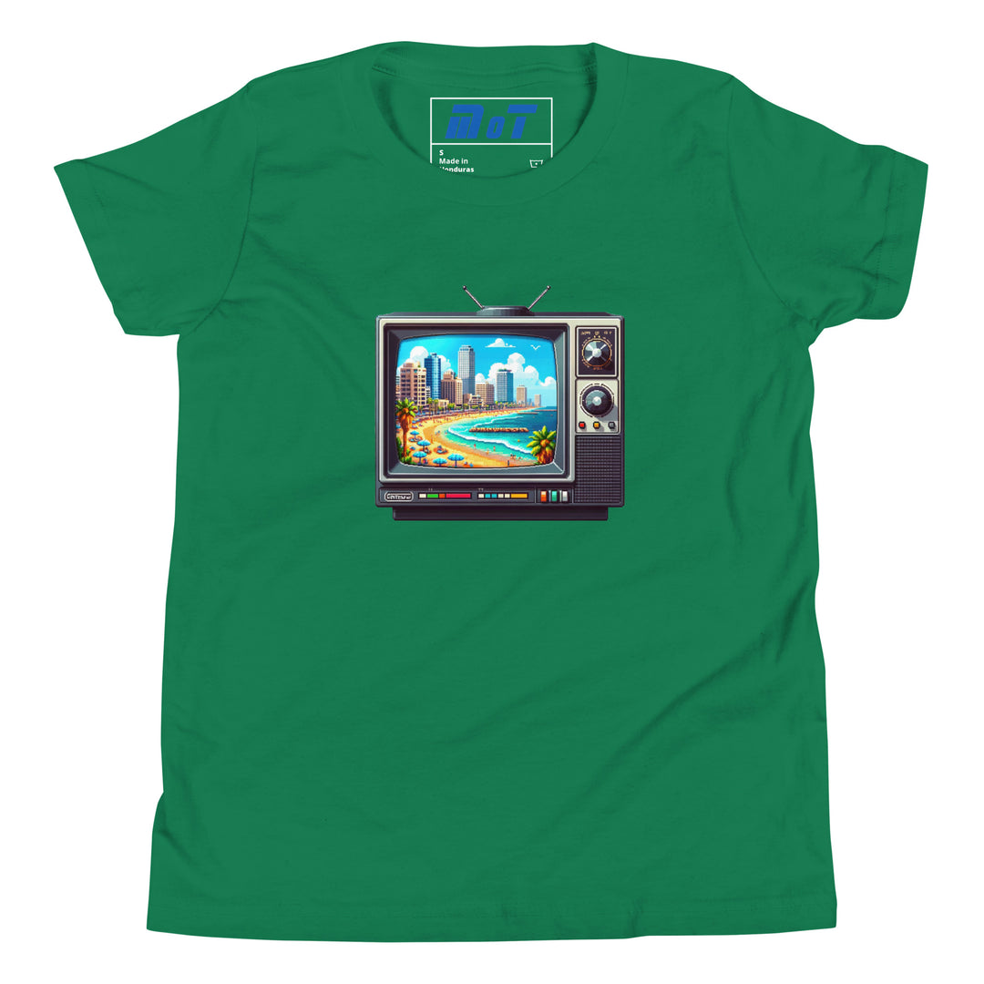 Youth Short Sleeve T-Shirt | 16Bit Tel Aviv Beach