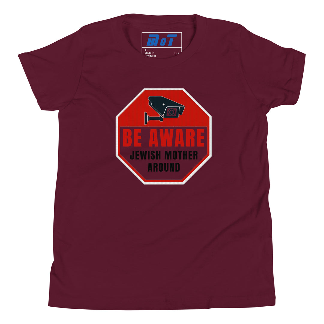 Youth Short Sleeve T-Shirt | Be aware jewish mother
