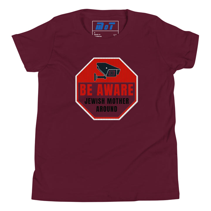 Youth Short Sleeve T-Shirt | Be aware jewish mother