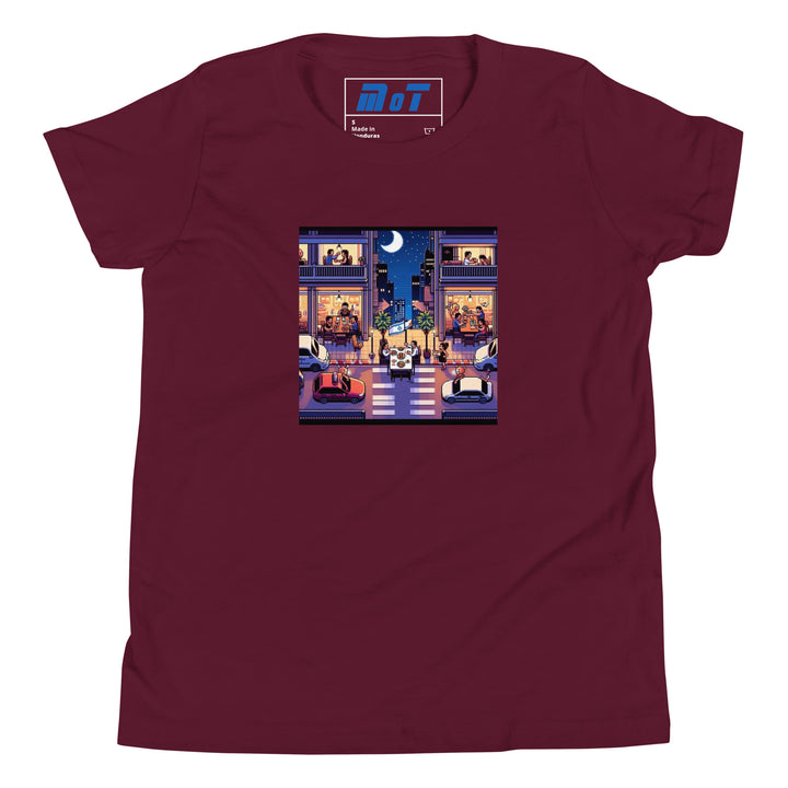 Youth Short Sleeve T-Shirt | TLV Nightlife 16 Bit