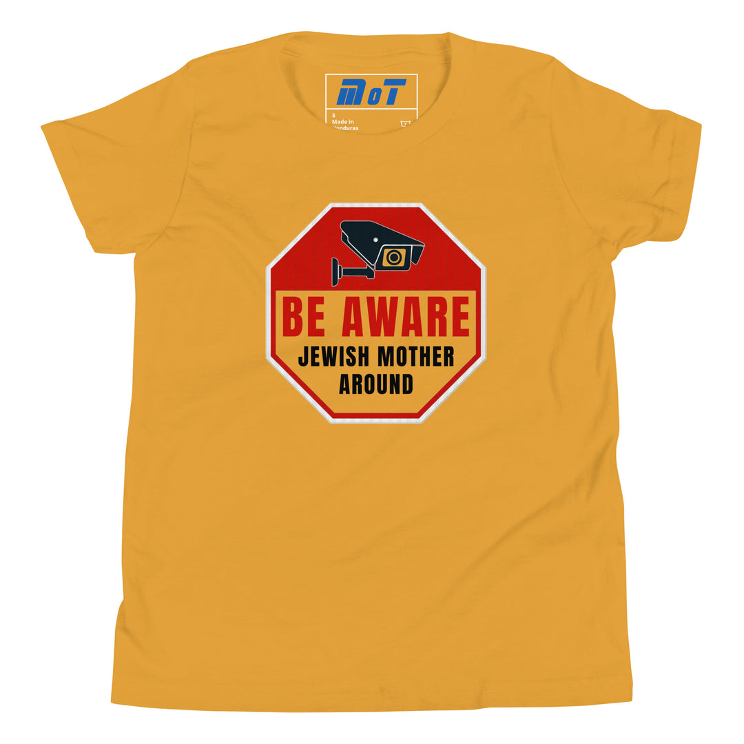 Youth Short Sleeve T-Shirt | Be aware jewish mother