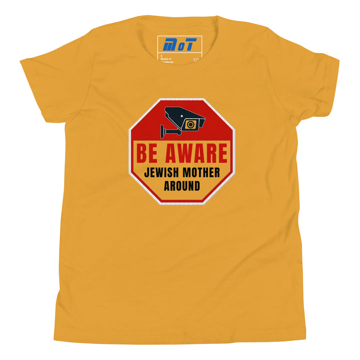 Youth Short Sleeve T-Shirt | Be aware jewish mother