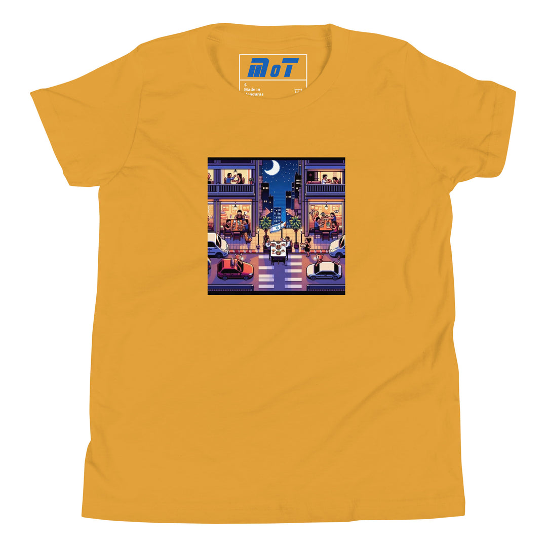 Youth Short Sleeve T-Shirt | TLV Nightlife 16 Bit