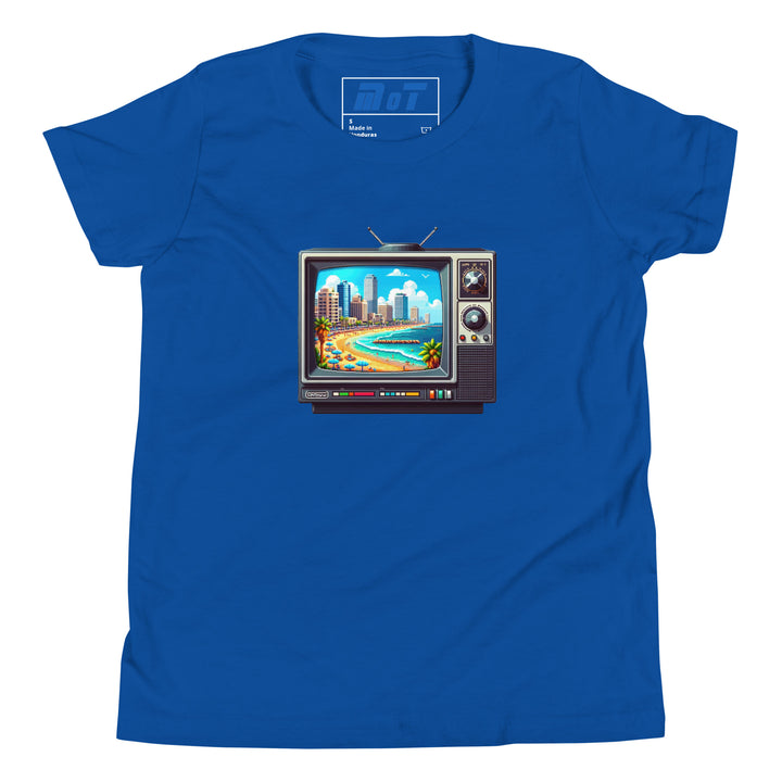 Youth Short Sleeve T-Shirt | 16Bit Tel Aviv Beach
